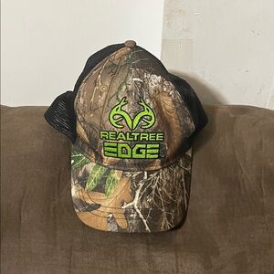 Realtree Edge Camo Hat with Black Mesh